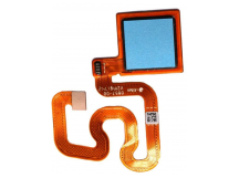 Шлейф для Xiaomi Redmi 5 + сканер отпечатка (синий)