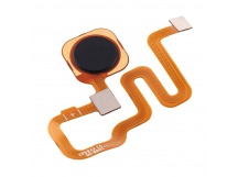 Шлейф для Xiaomi Redmi Note 6 Pro + сканер отпечатка (черный)