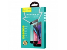 Защитное стекло Hoco A8 Iphone7 plus/8 plus, Быстрое прикрепление, 3D, цвет черный