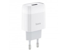 Сетевое зарядное устройство Hoco C72A, 1USB, 2.1A, цвет белый