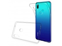 Чехол силиконовый плотный Huawei Y7 2019 прозрачный