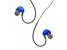 Беспроводные Bluetooth наушники TREQA BT-03, цвет синий