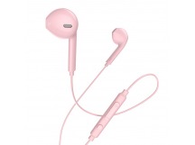 Наушники с микрофоном Hoco M55, цвет розовый