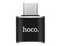 Адаптер Hoco UA5, (Type-C-USB) черный
