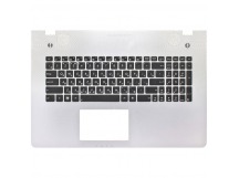 Клавиатура ASUS N76 (RU) топ-панель серебро