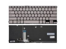 Клавиатура Asus ZenBook UX490UA серебро с подсветкой