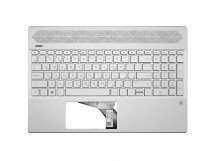 Клавиатура HP Pavilion 15-cs топ-панель серебро V.1