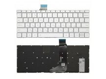 Клавиатура для ноутбука Xiaomi Mi Notebook Air 12.5" (RU) серебро с подсветкой