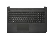 Клавиатура HP 15-db черная топ-панель V.1 (текстурная)