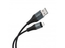 Кабель USB Hoco X38 Apple черный 1м