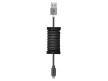 Кабель USB - Apple Llightning Hoco U12, 1,1м черный