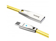 Кабель USB Hoco U9 Micro  1,2м золотой
