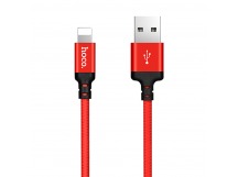 Кабель USB - Apple lightning Hoco X14, красно-черный 2м