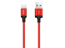 Кабель USB Hoco X14 Type-c красно-черный 1м