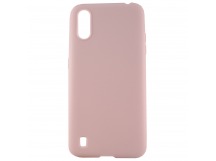 Чехол-накладка Zibelino Soft Matte для Samsung A01 (A015) (пыльно-розовый)