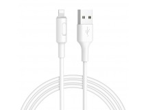 Кабель USB - Apple lightning Hoco X25 Soarer, 100 см. (white)