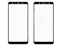 Стекло для переклейки Samsung A750F Galaxy A7 (2018) (черный)