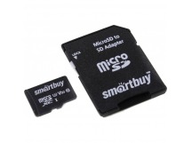 Карта памяти MicroSD 64GB Smart Buy Сlass 10 Pro UHS-I U3 (70/90 Mb/s) + SD адаптер