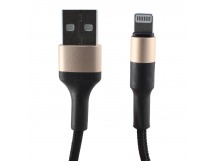 Кабель USB - Apple lightning Hoco X26 Xpress, 100 см. (black/gold)