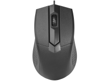 Мышь оптическая DEFENDER Optimum MB-270, черный, USB, 3 кнопки,1000 dpi, Тип сенсора: оптический, Длина кабеля: 1.5±5% м (1/40)