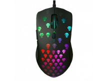 Мышь оптическая Smart Buy RUSH 718 Skull , черная, USB, игровая