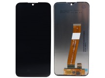 Дисплей для Samsung A015F (A01) в сборе с тачскрином Черный (Широкий коннектор)