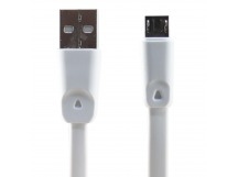 Кабель USB - micro USB Hoco X9 Papid для HTC/Samsung (200 см) (white)