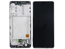 Дисплей для Samsung A415F (A41) модуль Черный - Ориг