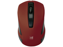 Мышь беспроводная DEFENDER MM-605, красная, 3 кнопки,1200dpi, USB (1/40)