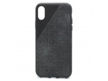 Чехол-накладка - Puloka NZ19001 для Apple iPhone X/XS (черный)