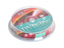 Диски VS DVD-RW 4.7 Gb 4x Cake Box 10 (200)