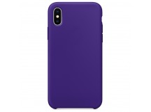 Чехол Silicone Case для iPhone XS MAX Темно-пурпурный