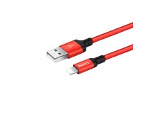 Кабель USB - Apple lightning Hoco X14 (1м) (красный)