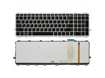 Клавиатура HP Envy 15-j серебро с подсветкой