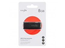 Накопитель USB Flash 08GB 2.0 VIXION Shark Eyes (черный)