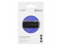 Накопитель USB Flash 64GB 2.0 VIXION Shark Eyes (черный)