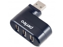 Хаб  USB Perfeo 3 Port, (PF-VI-H024) чёрный
