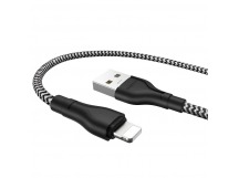 Кабель USB - Apple lightning Borofone BX39 Beneficial (black/white)