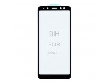 Защитное стекло 3D для Samsung A530F Galaxy A8 (2018) (черный) (VIXION)