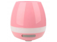                         Колонка цветочный горшок Smart Music Flower-pots (Bluetooth/1200mah) розовая*
