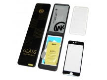                             Защитное стекло 3D с силиконовым прозрачным чехлом WK Avant Garde Trend iPhone 6 Plus черное*