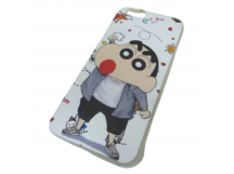                             Чехол силиконовый iPhone 6 с рисунком и стеклом в блистере*