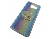                                 Чехол силиконовый Samsung А3 2016 (А310) блестящий с кольцом*