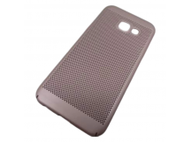                                 Чехол пластиковый Samsung A3 2017 (A320) Soft Touch сеточка золотистый