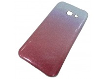                                 Чехол пластиковый Samsung А3 2017 (А320) блестящий серебристо-розовый*