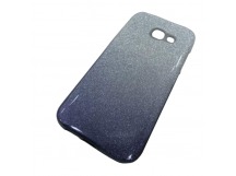                                 Чехол пластиковый Samsung А3 2017 (А320) блестящий серебристо-серый*