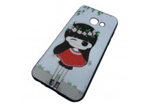                                 Чехол силиконовый Samsung А3 2017 (А320) с рисунком (01)*