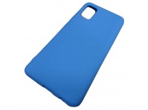                                 Чехол силиконовый Samsung A41 Silicone Cover NANO 2mm голубой