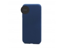                                 Чехол силиконовый Samsung A41 Soft Touch New темно-синий