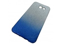                                 Чехол пластиковый Samsung А5 2016 (А510) блестящий серебристо-синий*